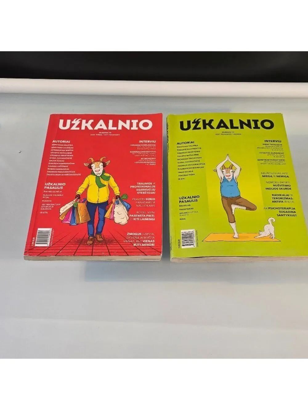 2 Užkalnio žurnalai Lithuanian Language Publication 2020 2021